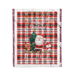 Personalized Gift Tartan Plaid Blanket Clan Renton With Funny Santa Snowman Reindeer Merry Christmas Fleece Blanket, Home Living Room, Plaid Blanket, Tartan Blanket, Scottish Blanket, Buffalo fleece blanket, Christmas Blanket