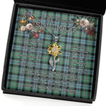 To My Beautiful Soulmate Sunflower Necklace In Your Eyes I Have Found My Home Clan Melville Hunting Tartan Jewelry For Girlfriend, Tartan Sunflower Pendant Necklace, Scottish Tartan Jewelry, valentine necklace, necklace girlfriend, necklace for wife, cute necklaces for girlfriend, jewelry for girlfriend, to my soulmate necklace, to my future wife necklace