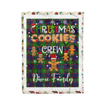 Products Personalized Gift Tartan Plaid Blanket Clan Durie With Christmas Cookie Baking Crew Christmas Gift Blanket, Plaid Blanket, Christmas Fleece Blanket, Christmas Blanket, Tartan Blanket, Scottish Blanket, Scotland Blanket, Family Name Blanket, Custom Blanket, Personalized Blanket