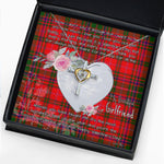 Gift For My Beautiful Girlfriend Necklace Valentine Necklace Clan MacDougall Tartan Cross Dancing Necklace Scottish Tartan Jewelry