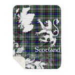 Sherpa Blanket - Tartan Blanket Thistle and Lion Scottish Clan Davidson of Tulloch Dress Plaid Blanket, plaid sherpa blanket queen,purple sherpa blanket,queen sherpa blanket,queen size sherpa blanket,red sherpa blanket,scottish tartan blankets,sherpa blanket,sherpa christmas blanket