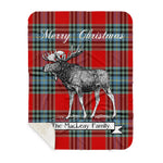 Scotstee Shop Plaid Tartan Blanket With Moose Clan MacLeay Plaid Blanket, plaid blanket australia,plaid blanket canada,plaid christmas blanket,plaid fleece sherpa blanket,plaid sherpa blanket canada,plaid sherpa blanket lipstick,plaid sherpa blanket pink,plaid sherpa blanket queen