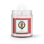 Soy Wax Candle - Buffalo Plaid Candle Clan Crest Badge Binning Tartan Plaid Soy Wax Candle, oil candle, candle handmade, wax candle, soy wax, nature wax, natural soy wax, natural soy candles, natural candle