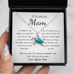 Opal Turtle Necklace - Mom Necklace - Gift for Mom from Son