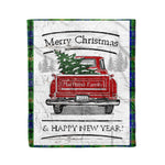 Tartan Blanket Vintage Red Truck with Christmas Tree Family Scottish Clan MaiTland plaid blanket, red plaid blanket, buffalo plaid blanket, green plaid blanket, plaid fleece blanket, blue plaid blanket, red tartan blanket, tartan plaid blanket, black and white plaid blanket, , christmas plaid blanket, orange plaid blanket, tartan plaid throw blanket, pink plaid blanket, brown plaid blanket, buffalo check blanket