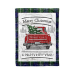 Tartan Blanket Vintage Red Truck with Christmas Tree Family Scottish Clan Meldrum plaid blanket, red plaid blanket, buffalo plaid blanket, green plaid blanket, plaid fleece blanket, blue plaid blanket, red tartan blanket, tartan plaid blanket, black and white plaid blanket, , christmas plaid blanket, orange plaid blanket, tartan plaid throw blanket, pink plaid blanket, brown plaid blanket, buffalo check blanket