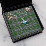 Sea Turtle Necklace To My Beautiful Soulmate Necklace In Your Eyes I Have Found My Home Clan Pringle Tartan Blue Turtle Necklace