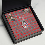 To My Beautiful Soulmate Necklace In Your Eyes I Have Found My Home Clan Moubray Tartan Rising Phoenix Necklace