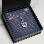 To My Beautiful Soulmate Necklace In Your Eyes I Have Found My Home Clan Navy US Edzell Tartan Rising Phoenix Necklace