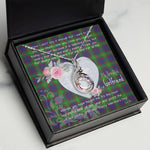 Rising Phoenix Necklace - Valentine Necklace Clan Durie Tartan Gift for Girlfriend, Gift for My Wife Rising Phoenix Necklace