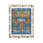 Personalized Gift Tartan Plaid Blanket Clan Napier Ancient With Christmas Cookie Baking Crew Christmas Gift Blanket, Plaid Blanket, Christmas Fleece Blanket, Christmas Blanket, Tartan Blanket, Scottish Blanket, Scotland Blanket, Family Name Blanket, Custom Blanket, Personalized Blanket