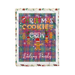Personalized Gift Tartan Plaid Blanket Clan Lindsay Ancient With Christmas Cookie Baking Crew Christmas Gift Blanket, Plaid Blanket, Christmas Fleece Blanket, Christmas Blanket, Tartan Blanket, Scottish Blanket, Scotland Blanket, Family Name Blanket, Custom Blanket, Personalized Blanket