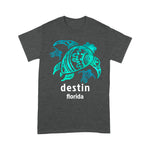 Sea Turtle Shirt Destin Florida Sea Blue Tribal Turtle Sea Turtle Shirt - Scotstee Shop
