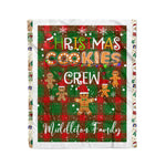 Fleece Blanket - Personalized Gift Tartan Plaid Blanket Clan Middleton With Christmas Cookie Baking Crew Christmas Gift Fleece Blanket