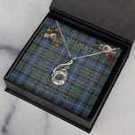 To My Beautiful Soulmate Necklace In Your Eyes I Have Found My Home Clan MacRae Hunting Ancient Tartan Rising Phoenix Necklace