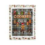 Personalized Gift Tartan Plaid Blanket Clan MacLeod Of Harris Weathered With Christmas Cookie Baking Crew Christmas Gift Blanket, Plaid Blanket, Christmas Fleece Blanket, Christmas Blanket, Tartan Blanket, Scottish Blanket, Scotland Blanket, Family Name Blanket, Custom Blanket, Personalized Blanket