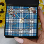 To My Beautiful Soulmate Necklace In Your Eyes I Have Found My Home Clan Roberton Tartan Wishbone Dancing Necklace