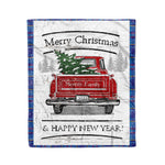 Tartan Blanket Vintage Red Truck with Christmas Tree Family Scottish Clan Mercer plaid blanket, red plaid blanket, buffalo plaid blanket, green plaid blanket, plaid fleece blanket, blue plaid blanket, red tartan blanket, tartan plaid blanket, black and white plaid blanket, , christmas plaid blanket, orange plaid blanket, tartan plaid throw blanket, pink plaid blanket, brown plaid blanket, buffalo check blanket