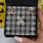 To My Beautiful Soulmate Necklace In Your Eyes I Have Found My Home Clan MenZies Modern Tartan Wishbone Dancing Necklace