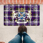 Welcome Mat Scottish Macdonalds Of Donald Dress Modern Clan Badge Tartan Door Mat, Plaid Doormat