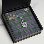 To My Beautiful Soulmate Necklace In Your Eyes I Have Found My Home Clan Elphinstone Tartan Rising Phoenix Necklace