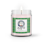 Soy Wax Candle - Buffalo Plaid Candle Clan Badge Cranstoun Ancient Tartan Plaid Soy Wax Candle, oil candle, candle handmade, wax candle, soy wax, nature wax, natural soy wax, natural soy candles, natural candle