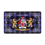 Doormat - Tartan Door Mat The Family Dunlop Welcome Mat, Plaid Doormat Scottish