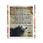 Scotstee Shop - Personalized Gift To My Husband Cute Family Gifts Fleece Blanket