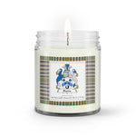 Soy Wax Candle - Buffalo Plaid Candle Burns Family Crest Tartan Plaid Soy Wax Candle, oil candle, candle handmade, wax candle, soy wax, nature wax, natural soy wax, natural soy candles, natural candle