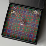 To My Beautiful Soulmate Necklace In Your Eyes I Have Found My Home Clan Adam Ancient Tartan Crown Pendant Necklace