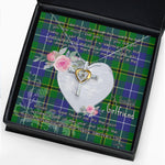 Gift For My Beautiful Girlfriend Necklace Valentine Necklace Clan Turnbull Hunting Tartan Cross Dancing Necklace Scottish Tartan Jewelry