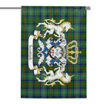 Scotstee Shop - Scotstee Shop Tartan Garden Flag Cranstoun Tartan Flag Clan Badge With Lion Scottish Tartan House Flag