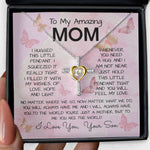 To My Mom Necklace From Son Gift Ideas For Mother's Day Necklace, Mother's Day Cross Necklace