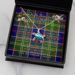 Sea Turtle Necklace To My Beautiful Soulmate Necklace In Your Eyes I Have Found My Home Clan Whitelaw Modern Tartan Blue Turtle Necklace