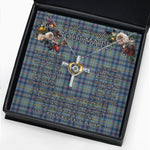 To My Beautiful Soulmate Necklace In Your Eyes I Have Found My Home Clan Boswell Tartan Cross Dancing Necklace
