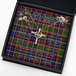 To My Beautiful Soulmate Necklace In Your Eyes I Have Found My Home Clan Glas Tartan Cross Dancing Necklace