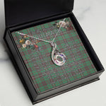 To My Beautiful Soulmate Necklace In Your Eyes I Have Found My Home Clan MacKinnon Hunting Ancient Tartan Rising Phoenix Necklace