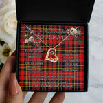 To My Beautiful Soulmate Necklace In Your Eyes I Have Found My Home Clan Brodie Modern Tartan Forever Love Necklace