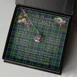 To My Beautiful Soulmate Necklace In Your Eyes I Have Found My Home Clan Duncan Tartan Crown Pendant Necklace