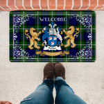 Doormat - Tartan Door Mat The Family Forbes Welcome Mat, Plaid Doormat Scottish