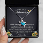 Opal Turtle Necklace - To My Future Mother In Law, Wedding For Her Mother's Gift Necklace