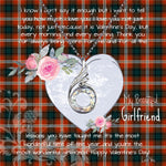 Rising Phoenix Necklace - Valentine Necklace Clan Ainslie Ancient Tartan Gift for Girlfriend, Gift for My Wife Rising Phoenix Necklace