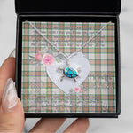 Sea Turtle Necklace Gift for My Beautiful Girlfriend Valentines Necklace Clan Grant of Auchnarrow Tartan Blue Turtle Necklace, Valentine Necklace Gift for Girlfriend Clan Mitchell Ancient Tartan Sunflower Pendant Necklace, Scottish Tartan Jewelry, valentine necklace, necklace girlfriend, necklace for wife, cute necklaces for girlfriend, jewelry for girlfriend, to my soulmate necklace, to my future wife necklace