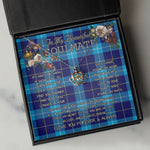 To My Beautiful Soulmate Necklace In Your Eyes I Have Found My Home Clan McKerrell Tartan Crown Pendant Necklace