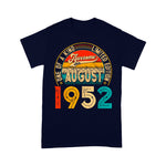 Vintage 69 Years Old Decoration Born In August 1952 69th Birthday Shirt - Scotstee Shop