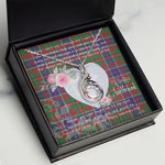 Rising Phoenix Necklace - Valentine Necklace Clan Adam Ancient Tartan Gift for Girlfriend, Gift for My Wife Rising Phoenix Necklace