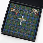 To My Beautiful Soulmate Necklace In Your Eyes I Have Found My Home Clan MacLaren Ancient Tartan Cross Dancing Necklace