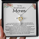 Cross Dancing Necklace - Mom Necklace, Mother-In-Law Necklace, Necklace Gift To My Boyfriend's Mom Gift, Future Mother-In-Law Necklace
