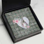 Rising Phoenix Necklace - Valentine Necklace Clan Craig Tartan Gift for Girlfriend, Gift for My Wife Rising Phoenix Necklace