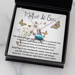 Opal Turtle Necklace - Mom Necklace, Mother and Son Gift, Gift For Mom From Son, Sentimental Gifts For Mom From Son,  Mother's Day Necklace